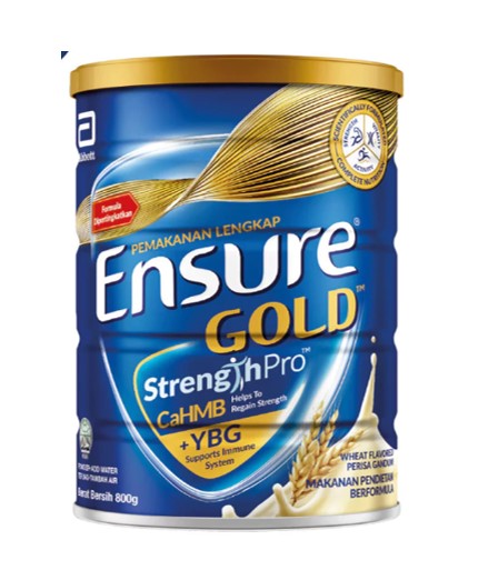 ABBOTT ENSURE GOLD WHEAT FLAVORED 800G
