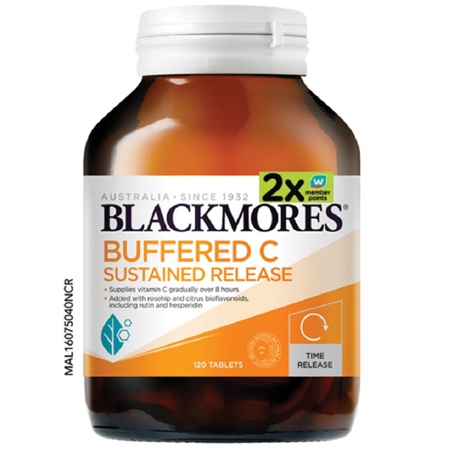 BLACKMORES BUFFERED C SUSTAINTED REL 120TABLETS