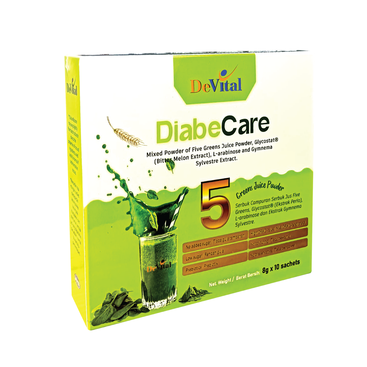 De Vital Diabecare Mixed Powder Diabecare 10's/Box