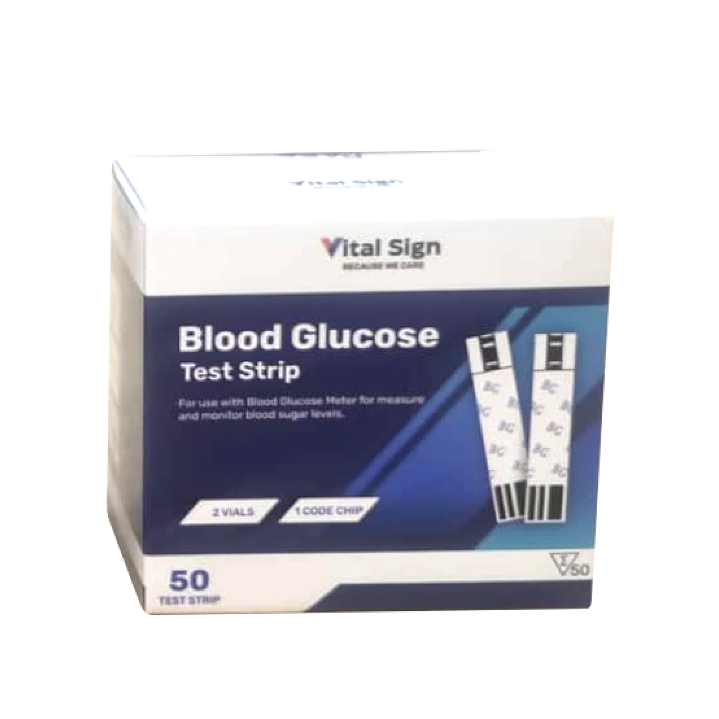 Vital Sign Blood Glucose Strip 50's/Box