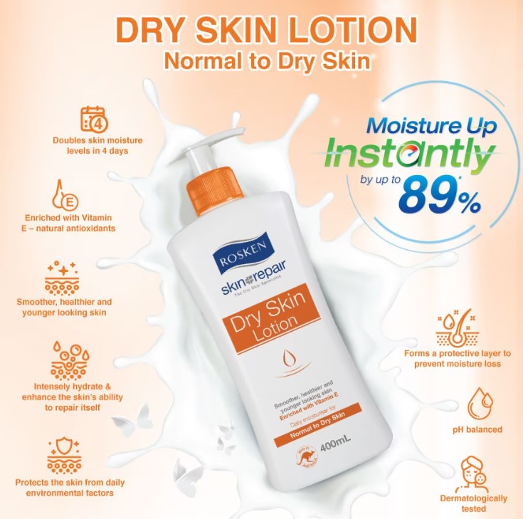 ROSKEN SKIN REPAIR DRY SKIN LOTION 75ML OREN