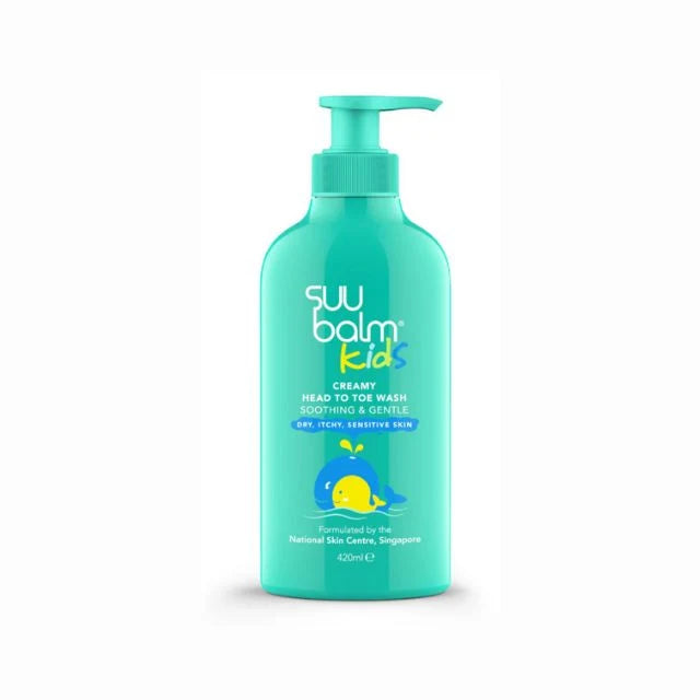 SUU BALM KIDS HEAD TO TOE WASH 420ML