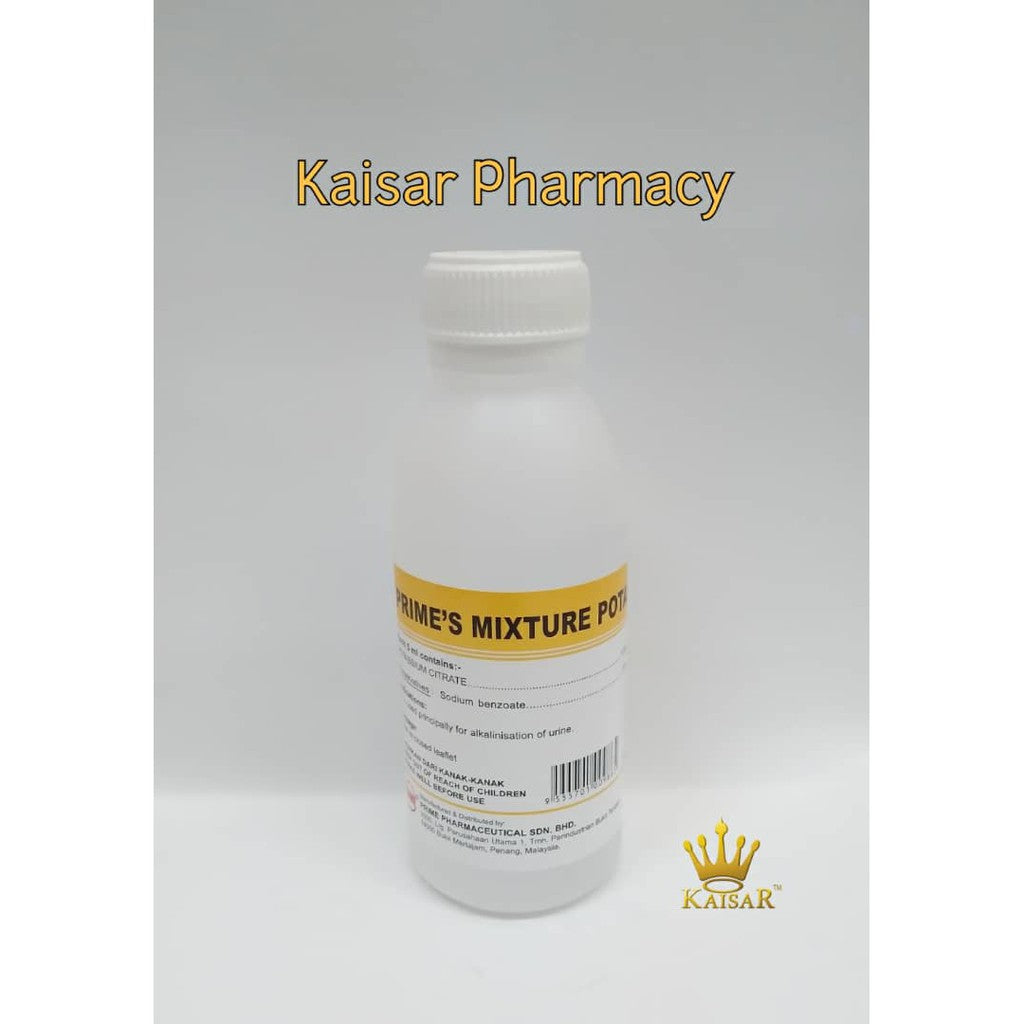 Prime Mixture Potassium Citrate 120ml