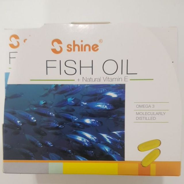 Shine Fish Oil + Natural Vitamin E 60 Softgels X 2