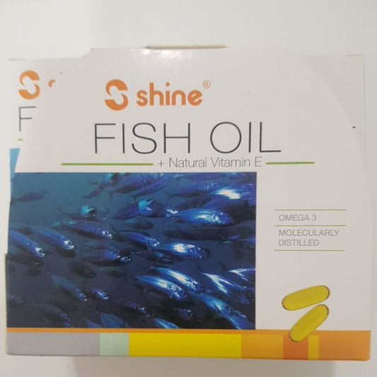 Shine Fish Oil + Natural Vitamin E 60 Softgels X 2