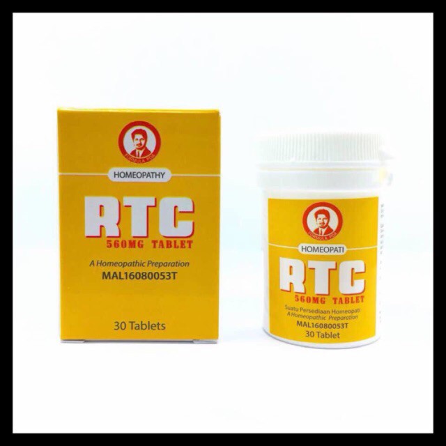 Formular PDA Homeopati RTC 560mg Tablet 30s
