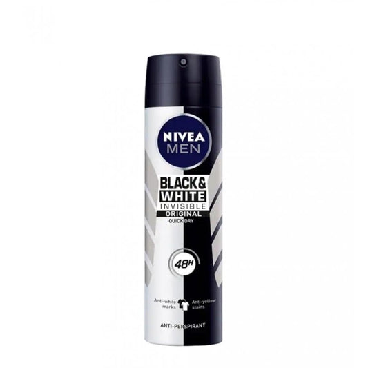 Nivea For Men Invisible Black N White Spray 150ml