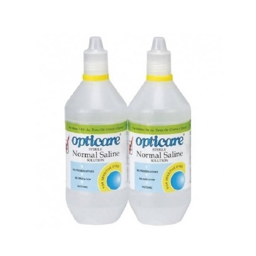 Opticare Normal Saline Solution 120ml+120ml