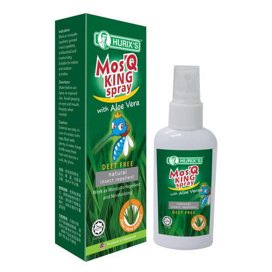 Hurix's Mos'Q King Spray With Aloe Vera 50ml