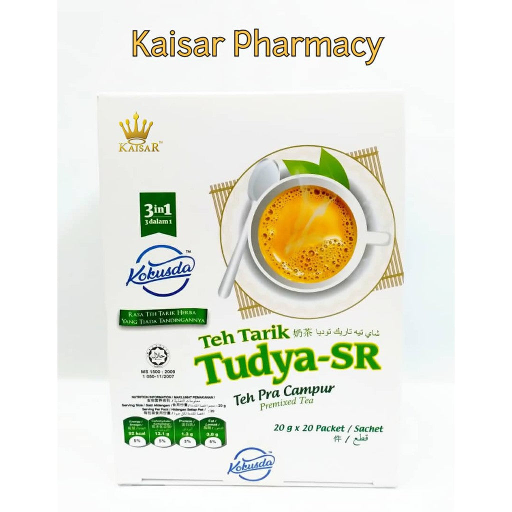 Kokusda Teh Tarik Tudya-Sr 3In1 20gm x 20 packet