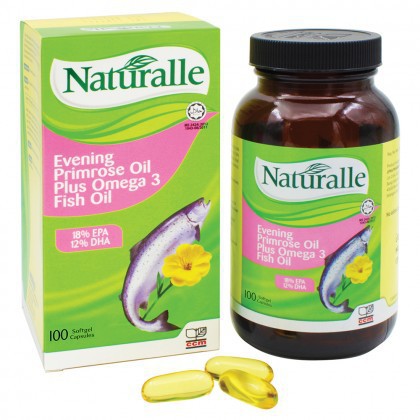 Naturalle Evening Primrose Oil Plus Omega 3 Fish Oil 100s Softgel
