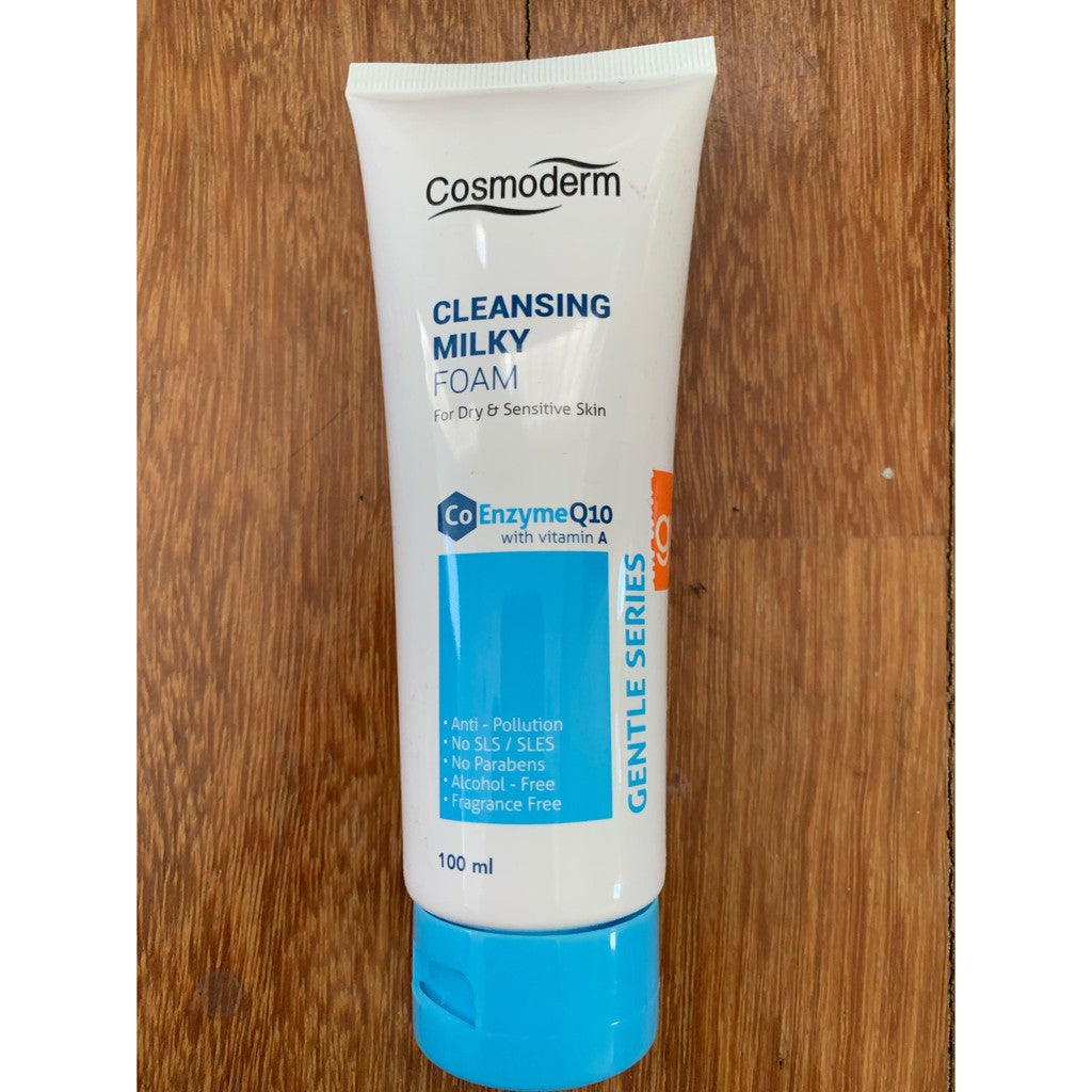 Cosmoderm Cleansing Milky Q10 Foam 100ml