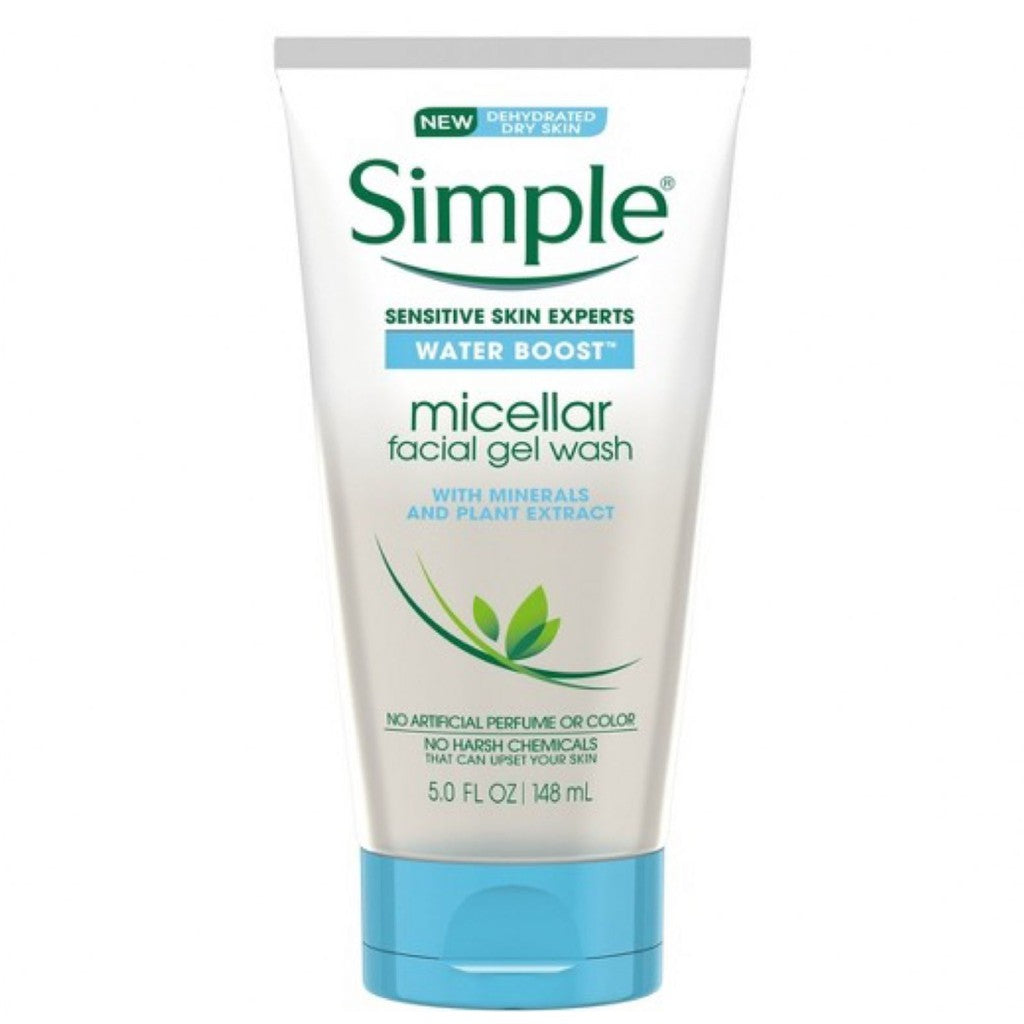 Simple Water Boost Micellar Facial Gel Wash 150ml