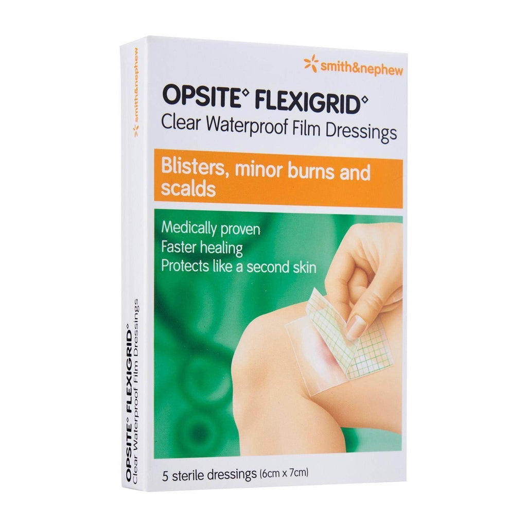 Opsite Flexigrid Transparent Dressing 6cm X 7cm