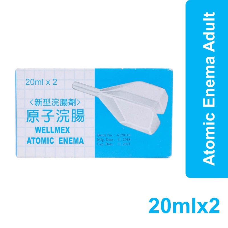 Wellmex Atomic Enema Adult 20ml X 2
