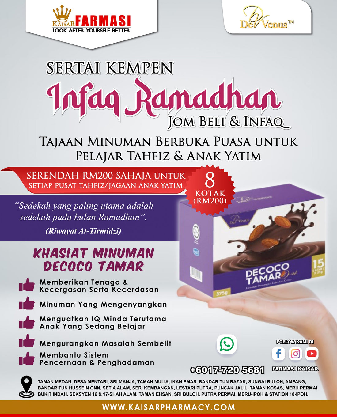 Program INFAQ Ramadhan-DeCoco Tamar