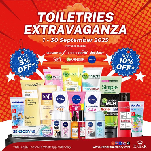 Kaisar Pharmacy Toiletries Promotion