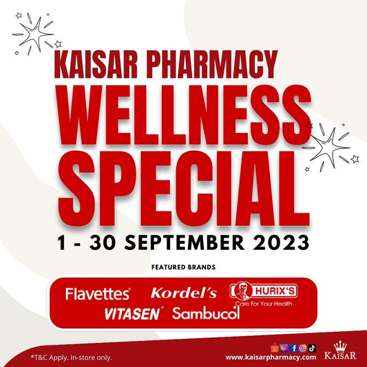 Kaisar Pharmacy's September Specials