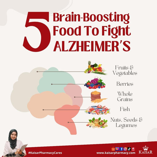 5 Brain-Boosting Foods To Combat Alzheimer's