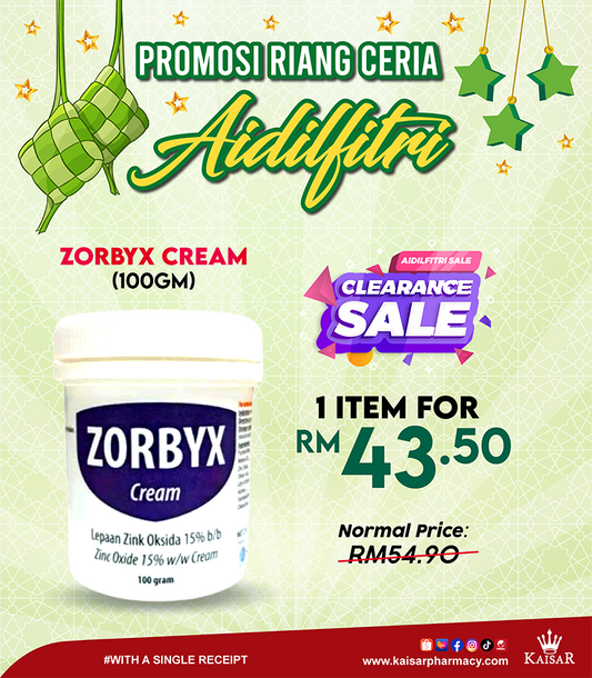 Promosi Riang Ceria Aidilfitri-Zorbyx Cream
