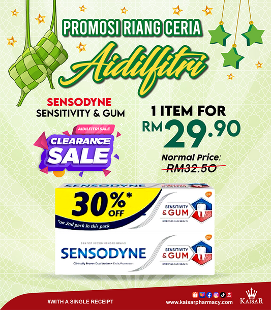 Promosi Riang Ceria Aidilfitri-Sensitivity & Gum