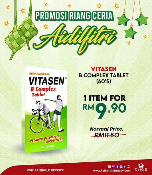 Promosi Riang Ceria Aidilfitri-B Complex Tablet