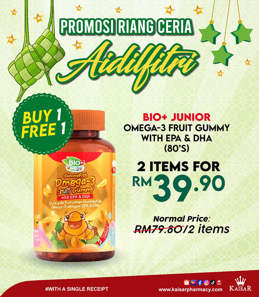 Promosi Riang Ceria Aidilfitri-Omega3 Fruit Gummy
