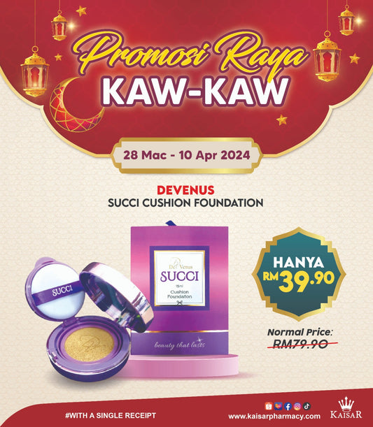 Promosi Raya Kaw Kaw-SUCCI Cushion Foundation