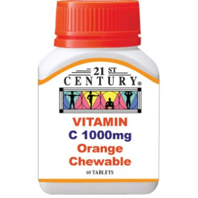 21st Century Vitamin C 1000mg Orange Chew 60s