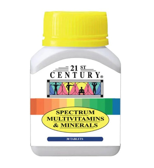 21ST CENTURY SPECTRUM MULTIVITAMINS&MINERALS 30TAB