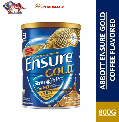 ABBOTT ENSURE GOLD COFFEE FLAVORED 800G
