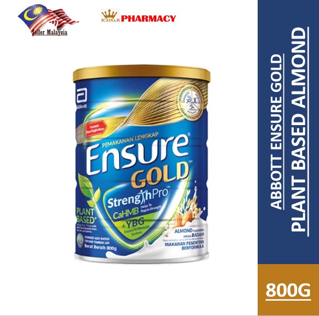 ABBOTT ENSURE GOLD PLANT BASED ALMOND 800G