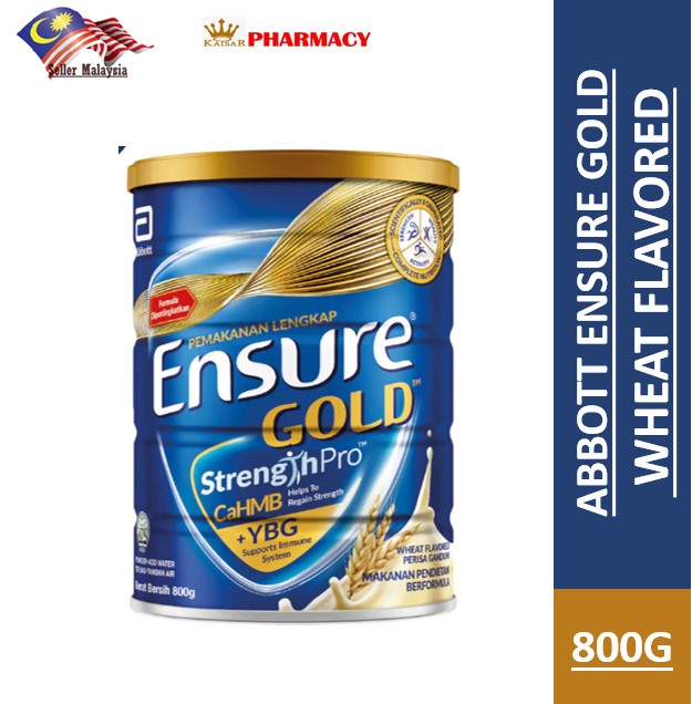 ABBOTT ENSURE GOLD WHEAT FLAVORED 800G
