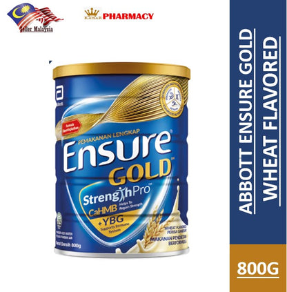 ABBOTT ENSURE GOLD WHEAT FLAVORED 800G