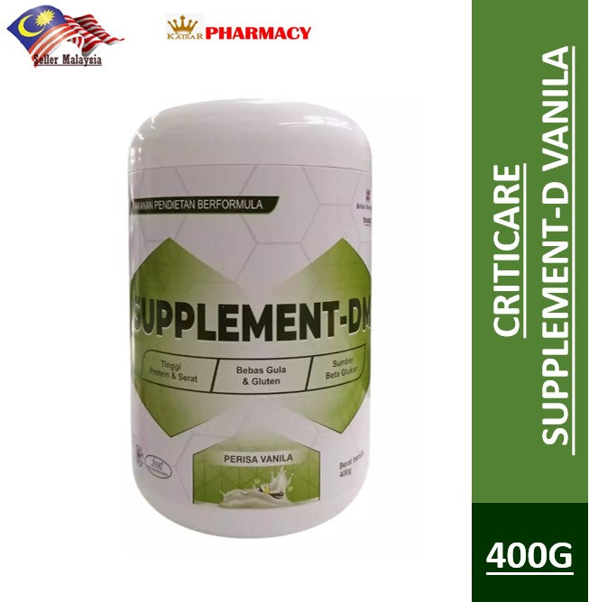 CRITICARE SUPPLEMENT-D VANILA 400G