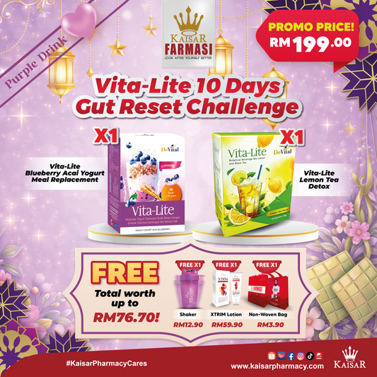 Promo 2 Boxes Vita-Lite (10 Days Gut Reset Challenge)