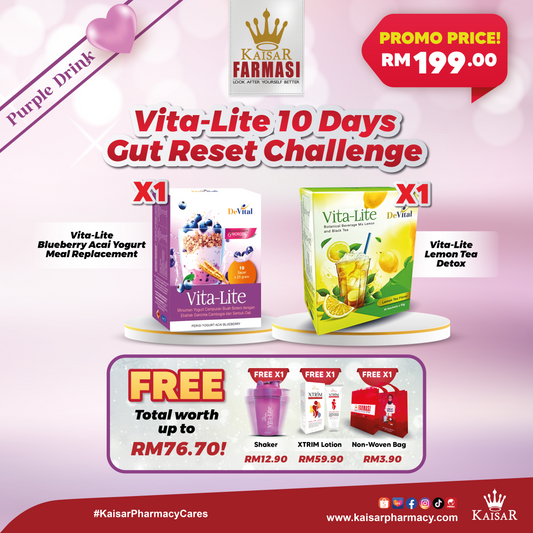 Promo 2 Boxes Vita-Lite (10 Days Gut Reset Challenge)