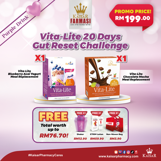 Promo 2 Boxes Vita-Lite (20 Days Gut Reset Challenge)