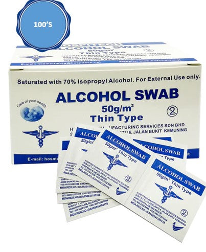 HOSPITECH ALCOHOL SWAB 100PCS