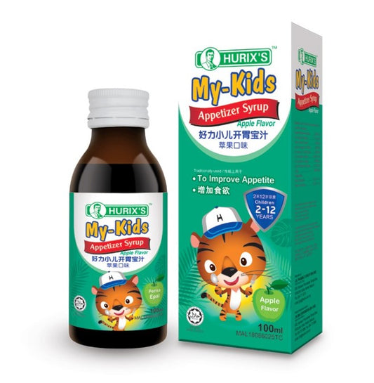 HURIXS MY-KIDS APPETIZER SYRUP APPLE FLAV 100ML