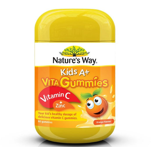 NATURES WAY KIDS A+ VITAMIN C+ZINC 60GUMMIES