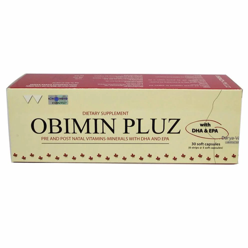 OBIMIN PLUZ VITAMIN&MINERAL 30SOFT CAPSULES /BOX