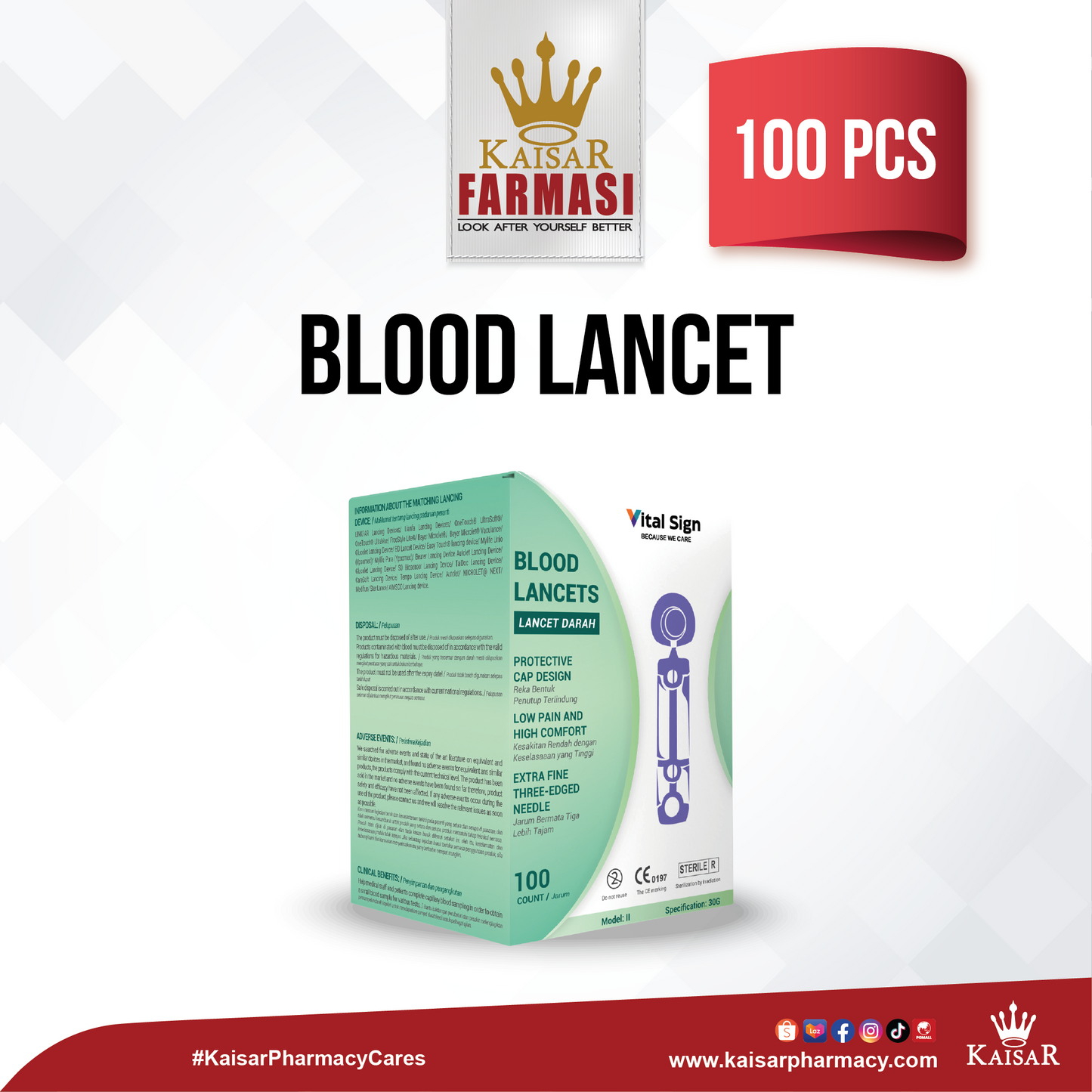 Vital Sign Blood Lancets