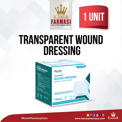 Vital Sign Transparent Wound Dressing
