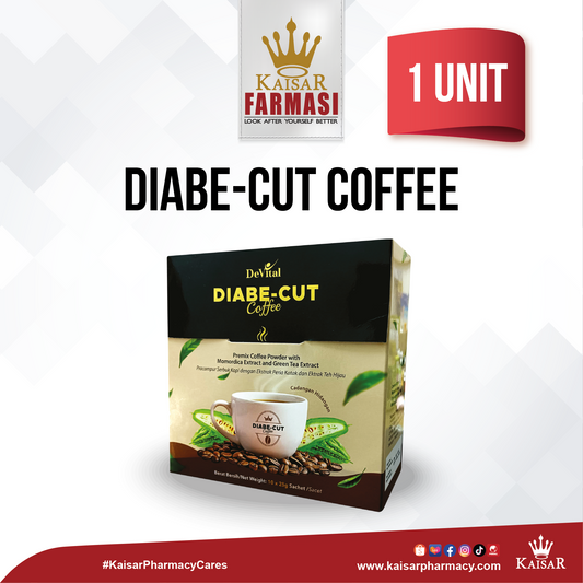 De Vital Diabe-Cut Coffee 10 Sachet X 25g /Box