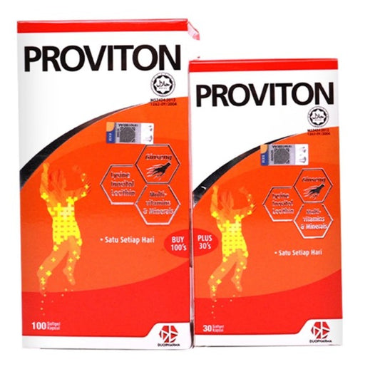 PROVITON 100 CAPSULES FOC 30 CAPSULES