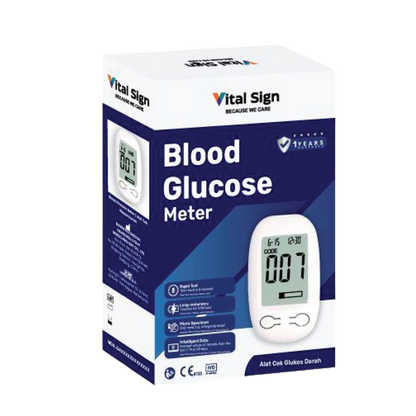Vital Sign Blood Glucose Meter + FOC 25 strips