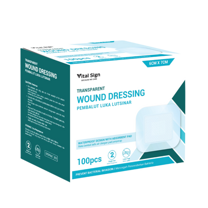 Vital Sign Transparent Wound Dressing