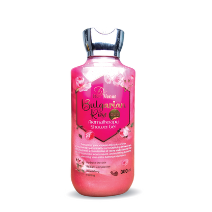 DE VENUS BULGARIAN ROSE OUD AROMATHERAPY SHOWER GEL 300ML