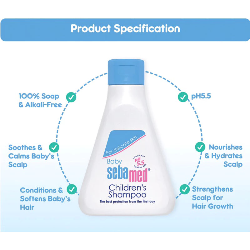 SEBAMED BABY CHILDREN SHAMPOO 150ML